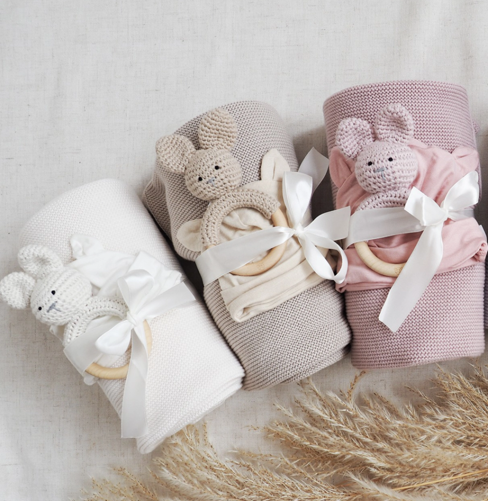 Baby Geschenkset- Beige