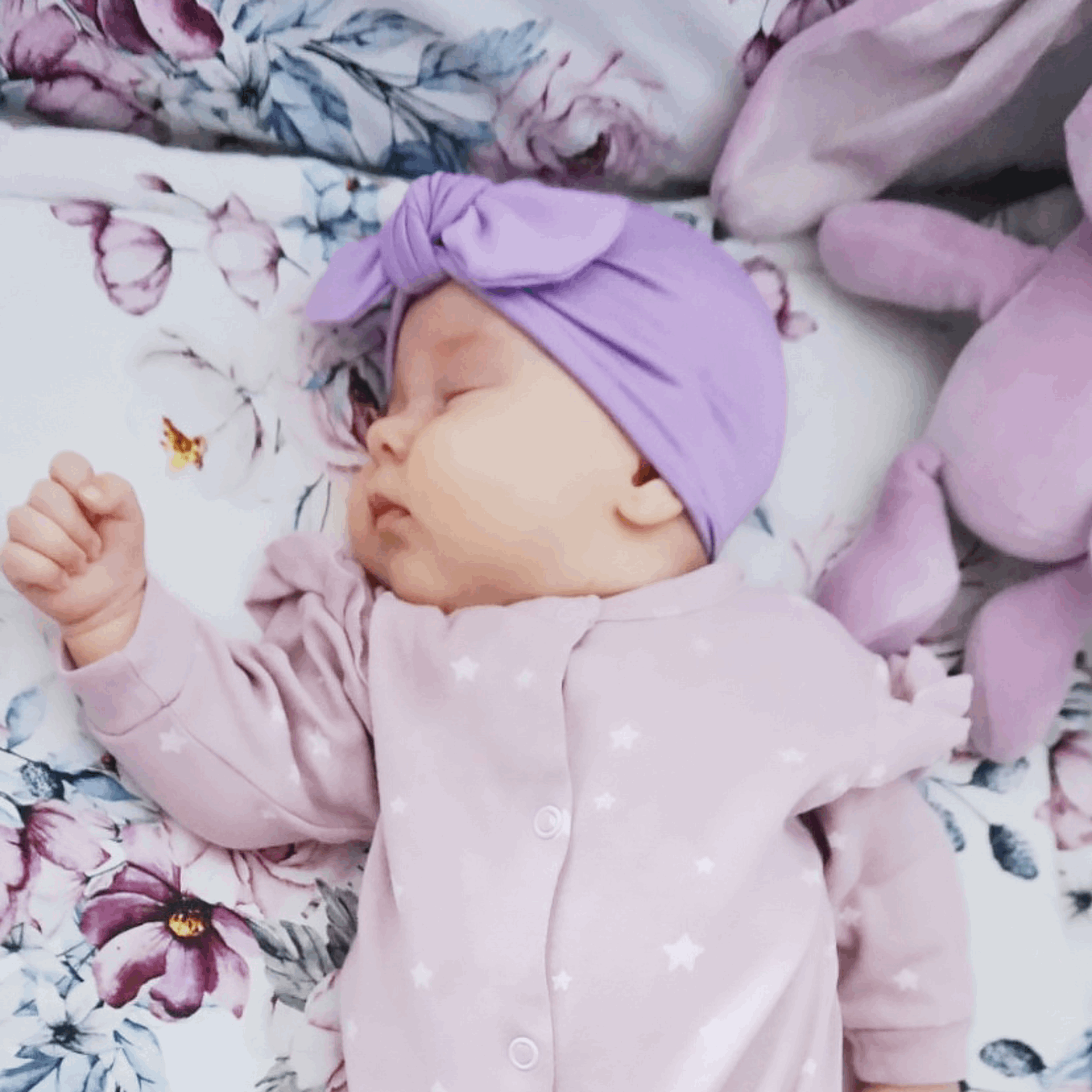 Bamboo baby turban - Blue