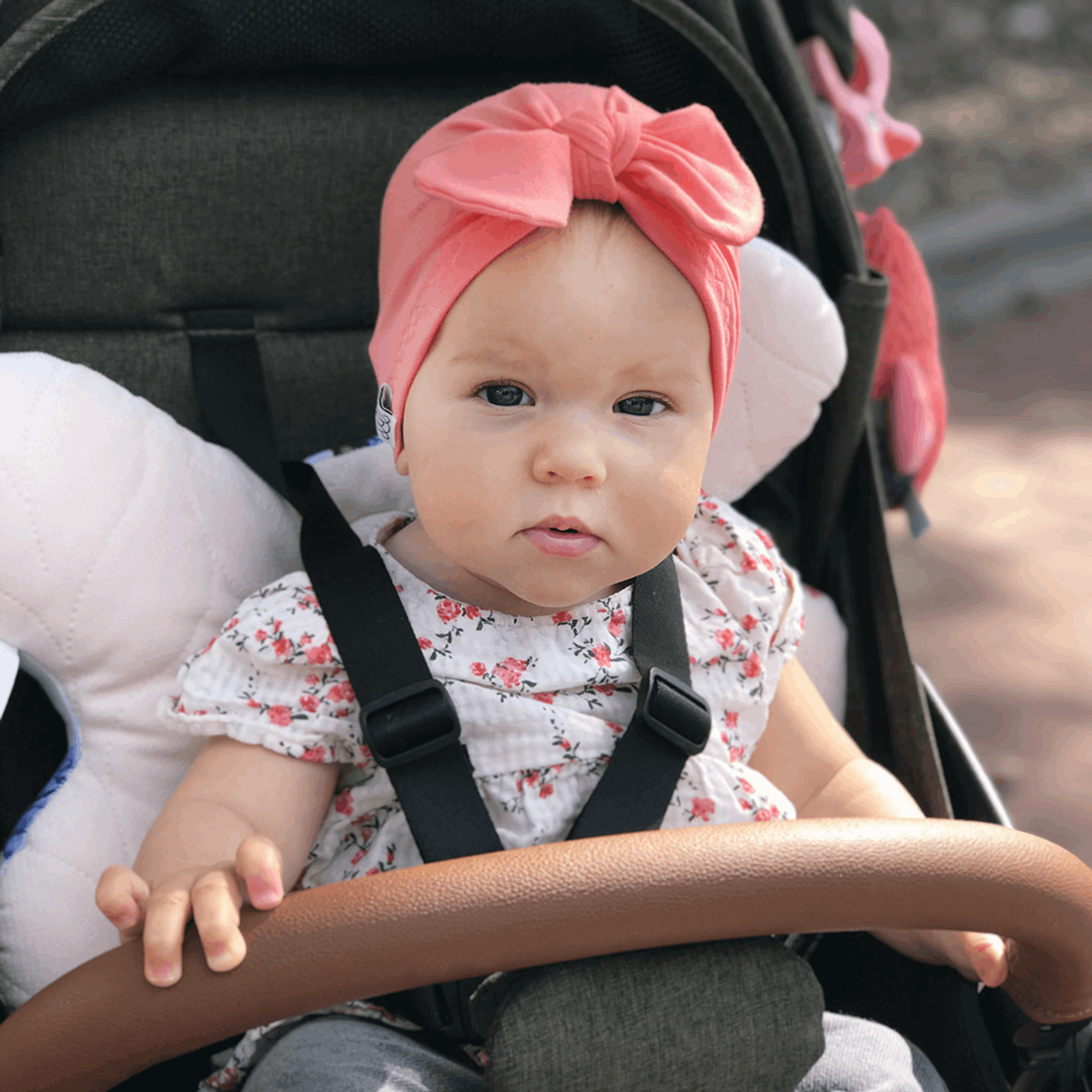 Bamboo baby turban - Blue