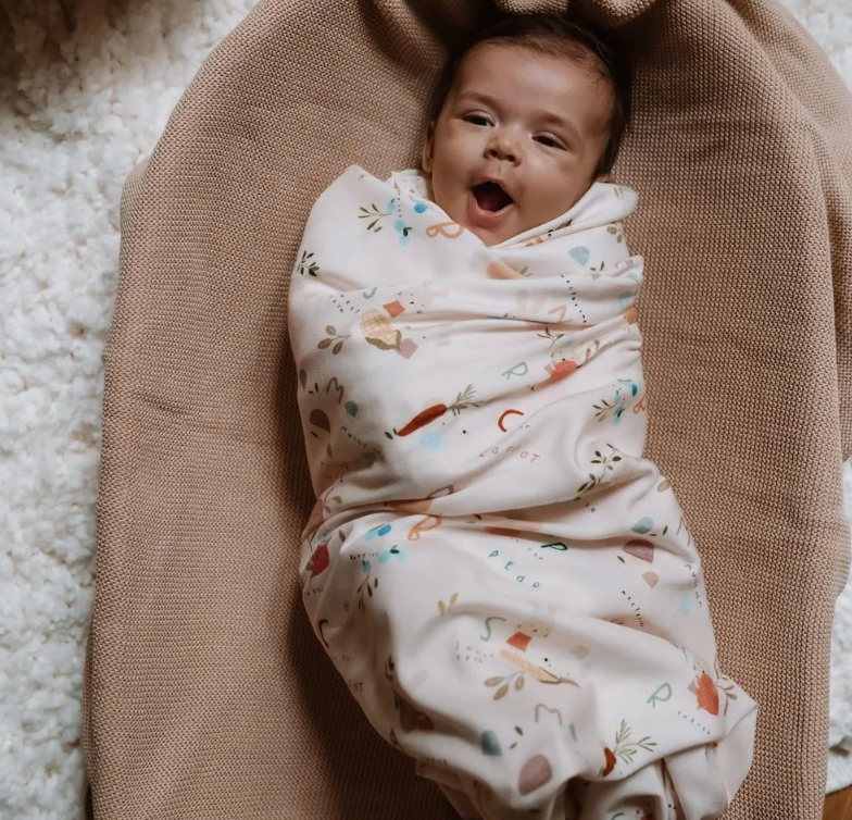 Multi-use bamboo muslin 2-pack - ABC Fruit