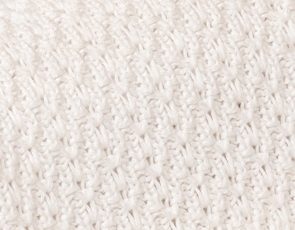 Couverture bébé en bambou - Cream chain