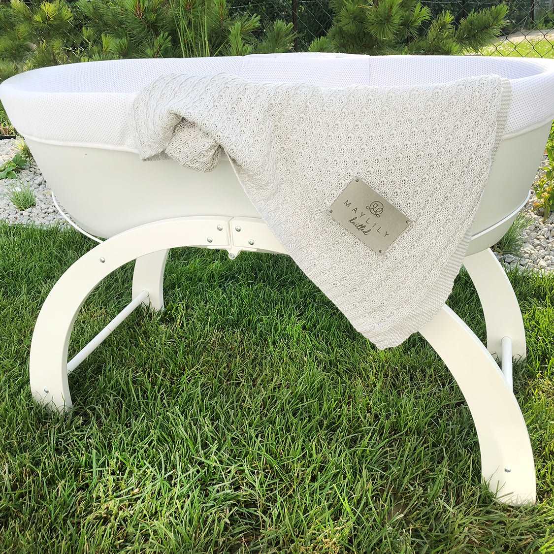 Bamboo Air baby blanket - Pearl