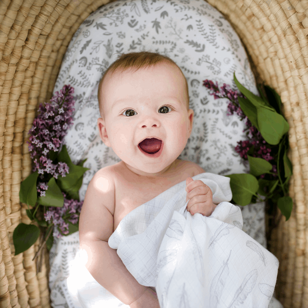 Multi-use swaddle - Heavenly Feathers