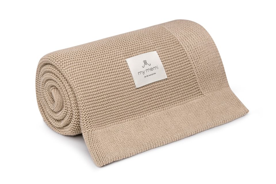 Bamboo Baby Blanket - Beige classic