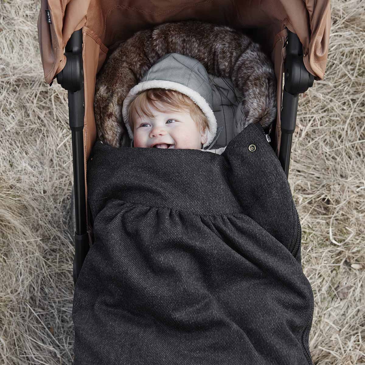 CHANCELIÈRE EN LAINE ELODIE DETAILS - PURE KHAKI