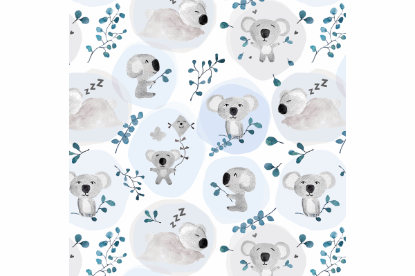 Multi-use bamboo muslin Trio-pack - Koala