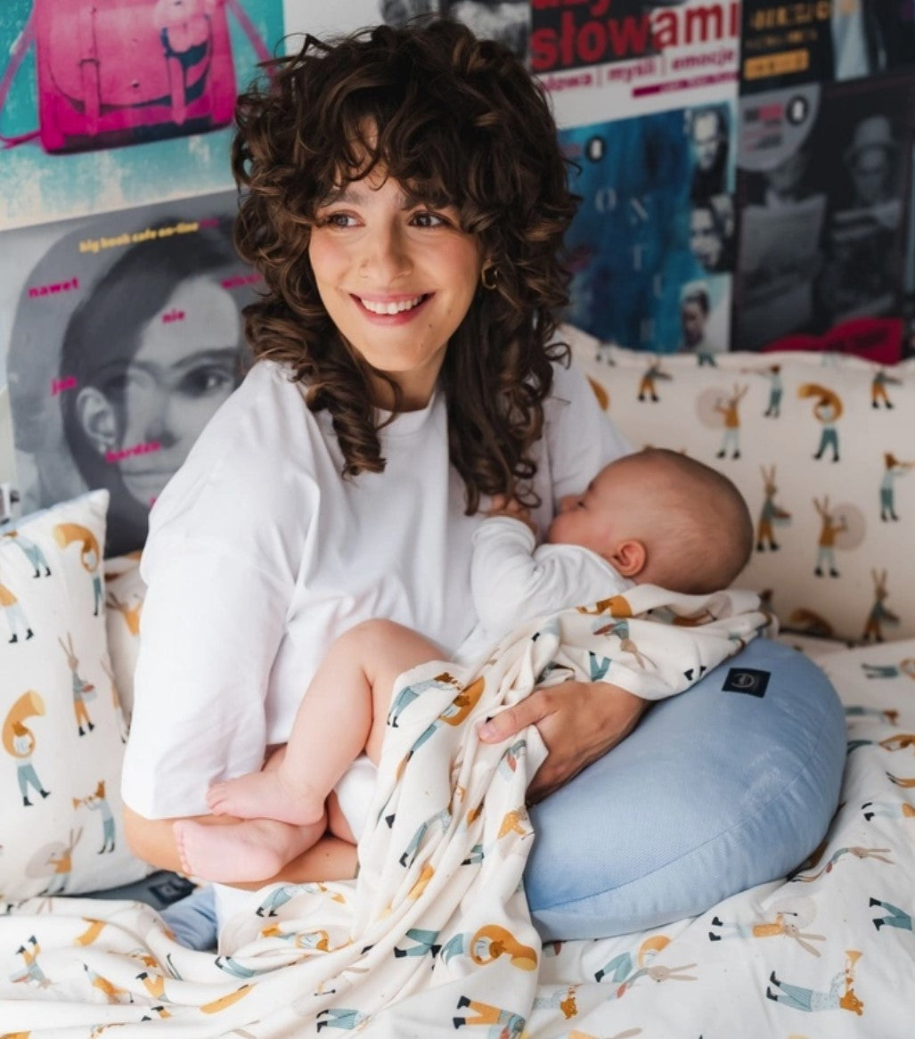 Coussin d’allaitement Chic chick Velvet touch - Mint