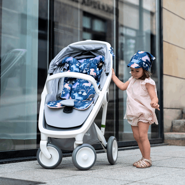 Bamboo Stroller pad - Ocean friends