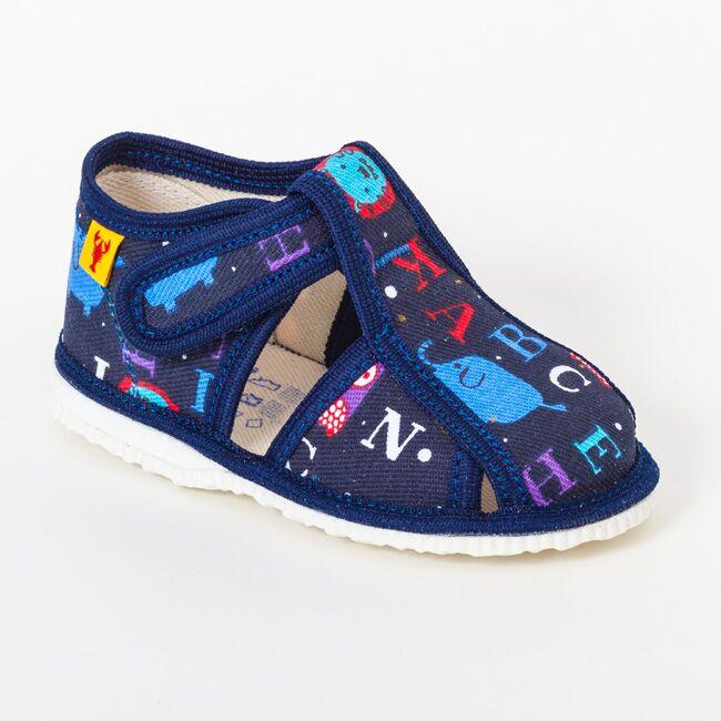 Slippers - Blue alphabet - Mamastore