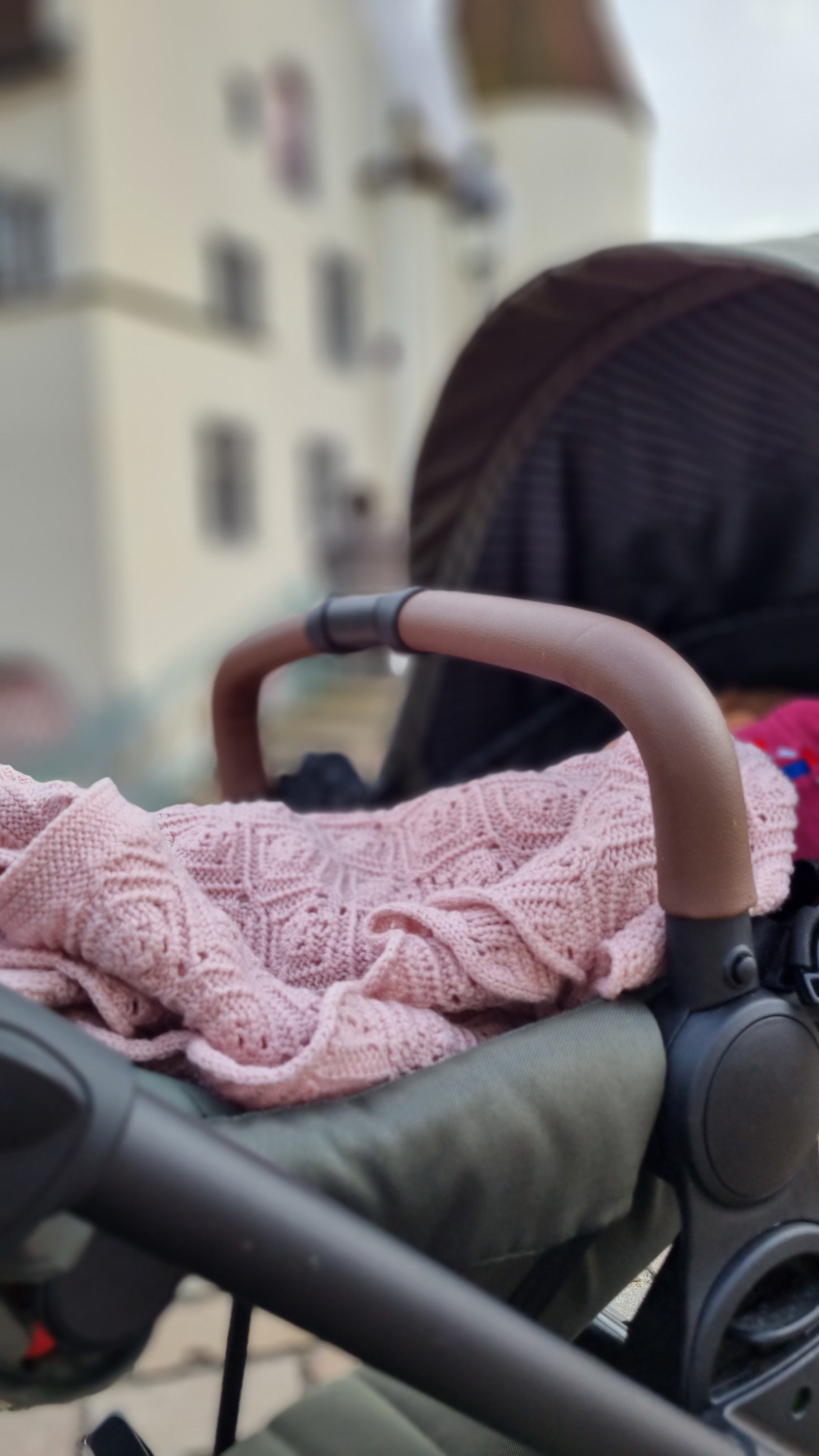 Merino Babydecke - Pearl Rose