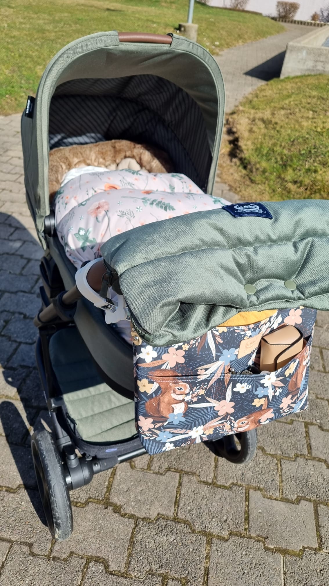 Stroller organizer - Boho Khaki