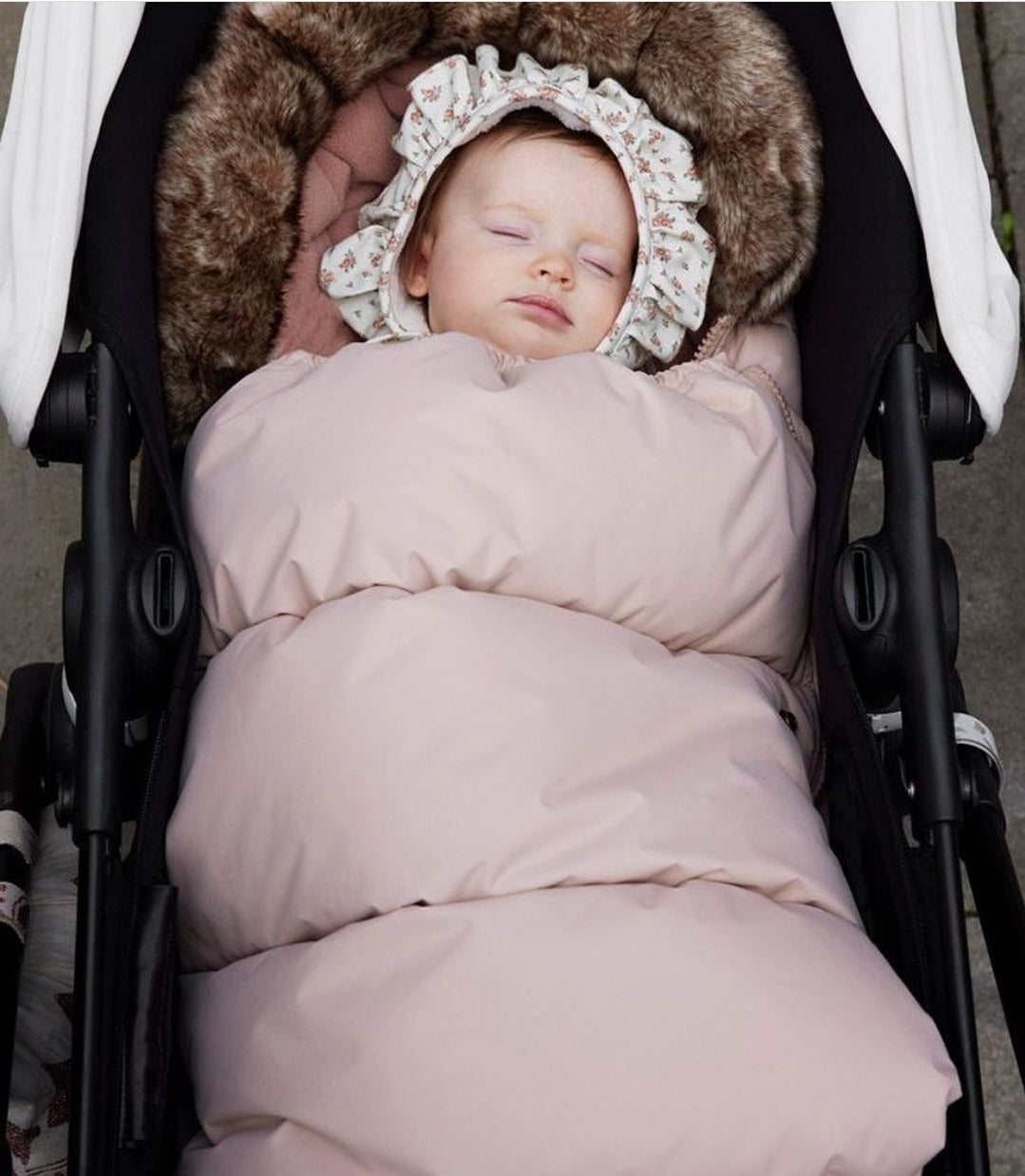Fusssack Elodie details - Blushing Pink