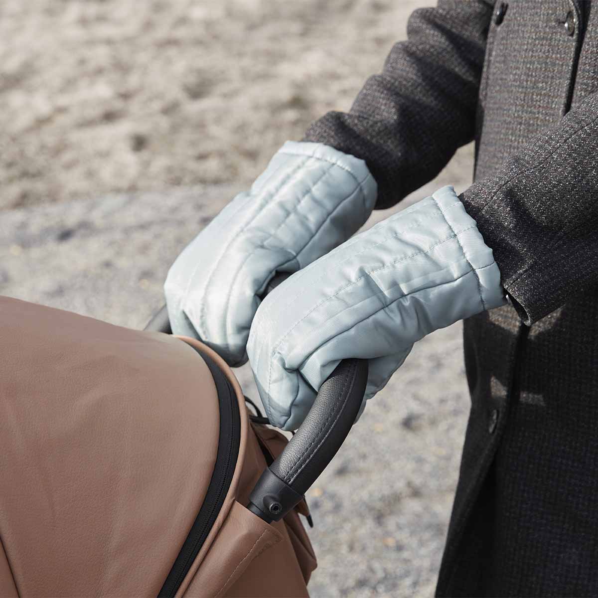 Stroller handmuffs - Pure Khaki