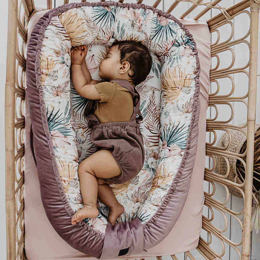 Babynest XL - Boho palms