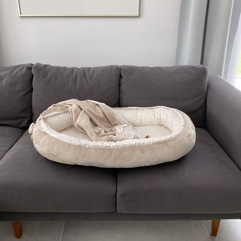 Multi-use bamboo muslin - Stones beige
