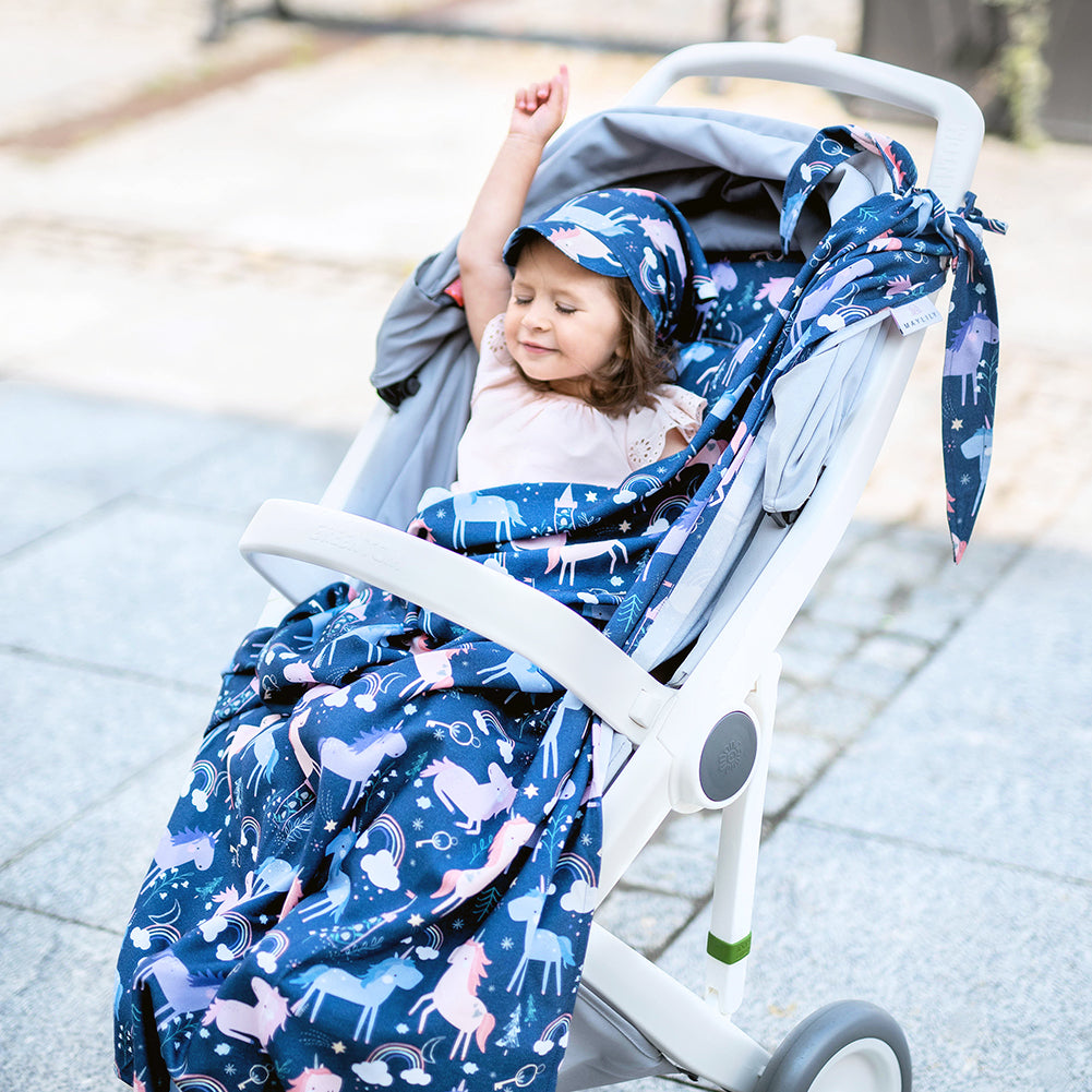 Bamboo light blanket - Ocean friends