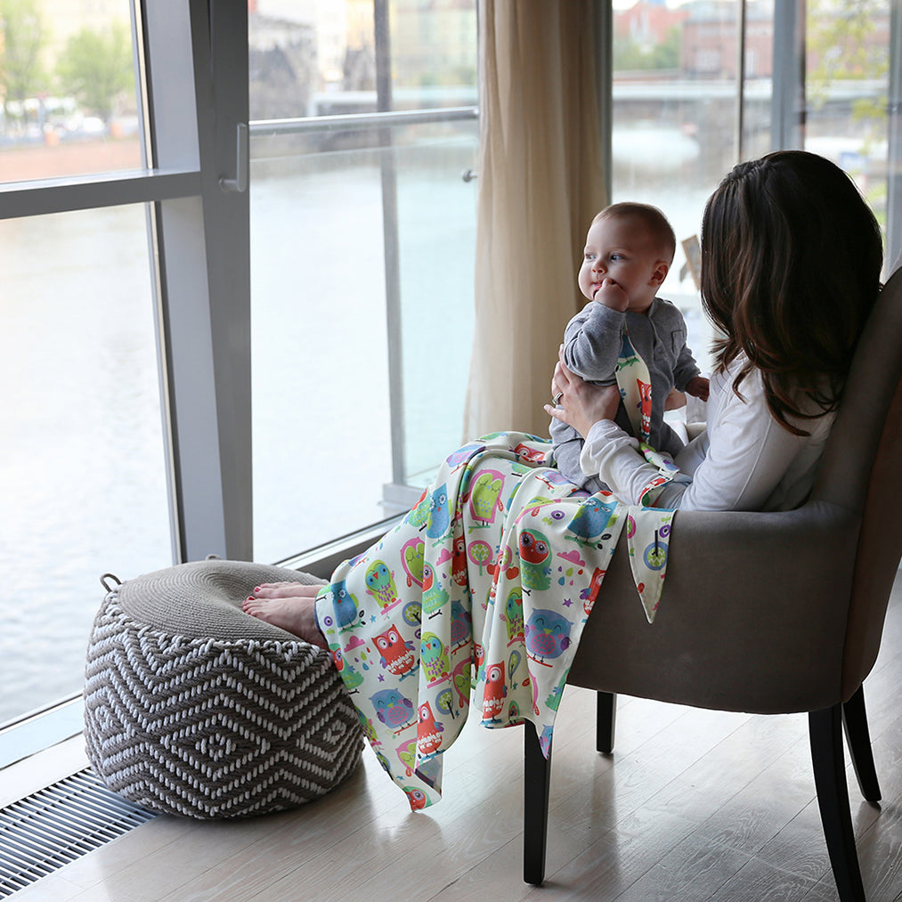 Bamboo light blanket - Ocean friends