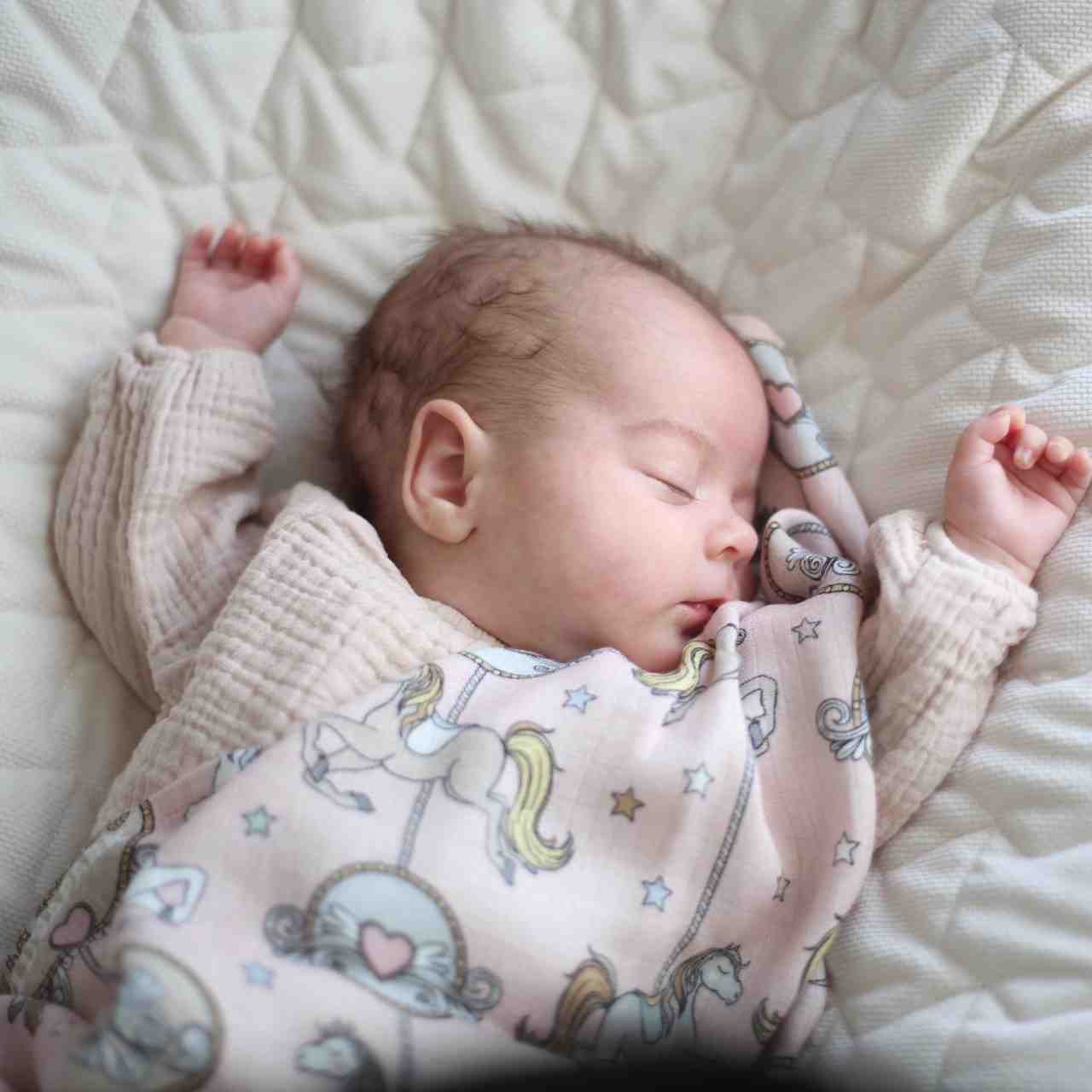 Multi-use bamboo muslin 2-pack - Heartbeat pink