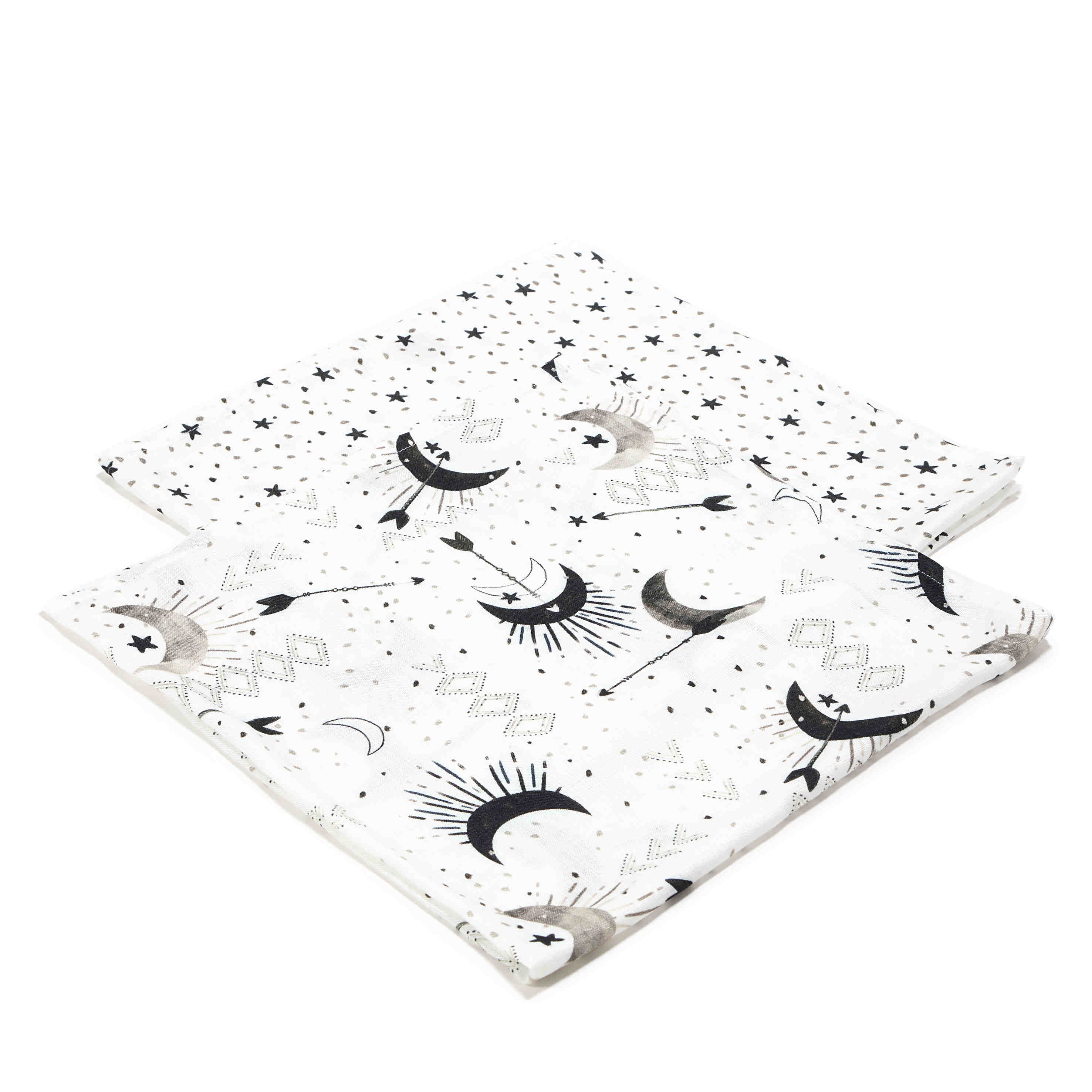Multi-use bamboo muslin 2-pack - Luna