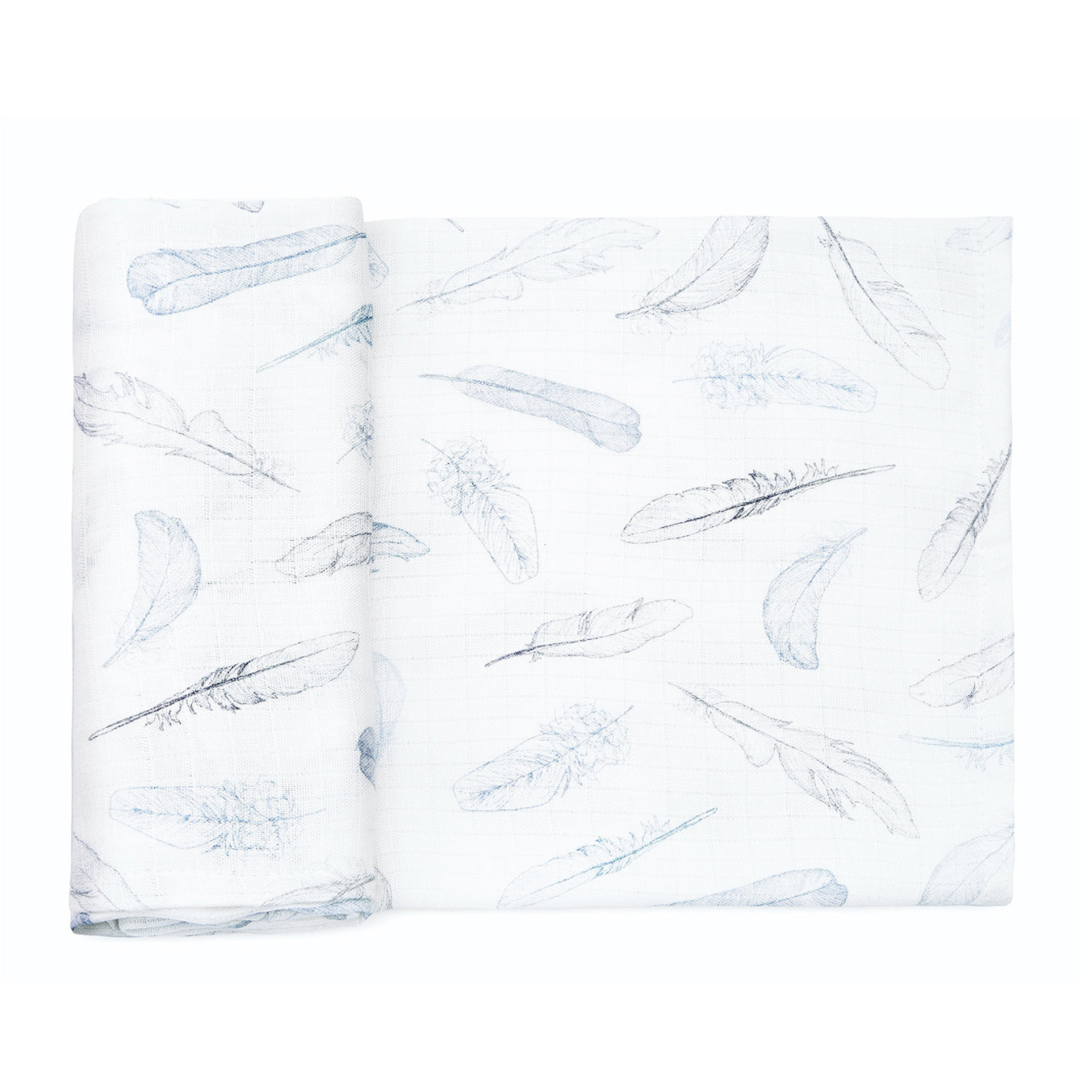 Lange d’emmaillotage en bambou - Heavenly feathers