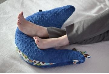 Nursing pillow Chic chick Velvet touch - Grey - Mamastore