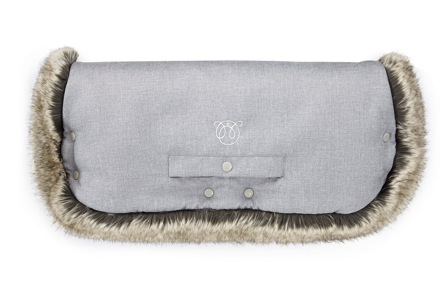 Stroller handmuff - Elegant light grey - Mamastore