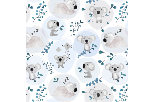 Multi-use bamboo muslin - Koala