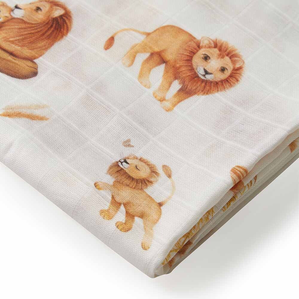 Mehrzweck-Wickeltuch - Lion
