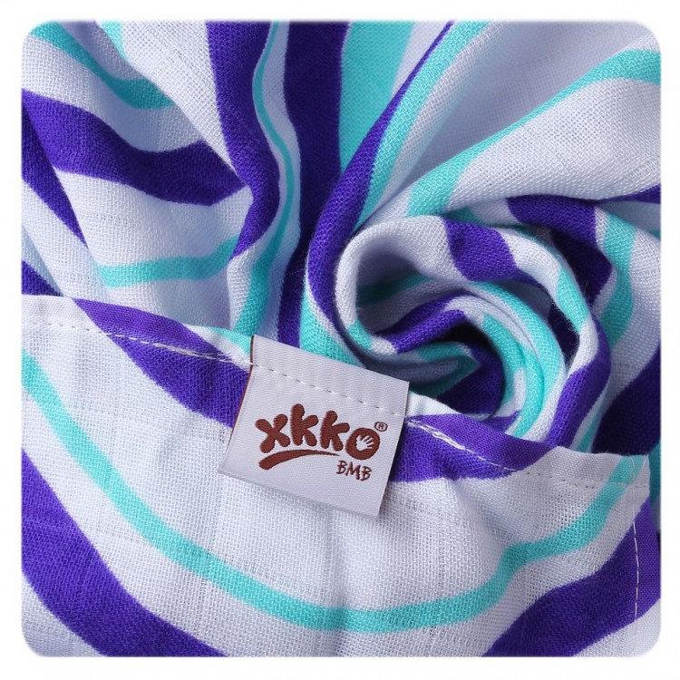 Multi-use bamboo muslin Trio-pack - Ocean Hearts&Waves - Mamastore