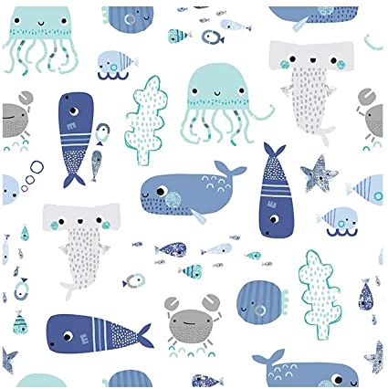 Bambou Liner pour poussette - Ocean friends