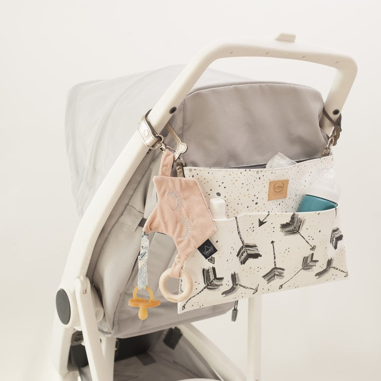 Stroller organizer - Boho Royal Arrows
