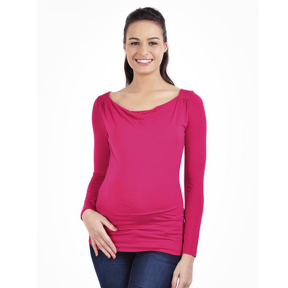 2in1 pregnancy and nursing top - Fuchsia - Mamastore