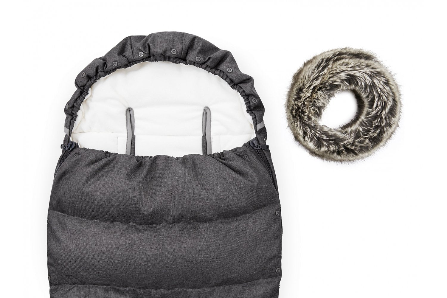 Footmuff - Elegant graphite (classical size) - Mamastore