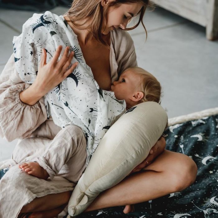 nursing pillow velvet touch - sand