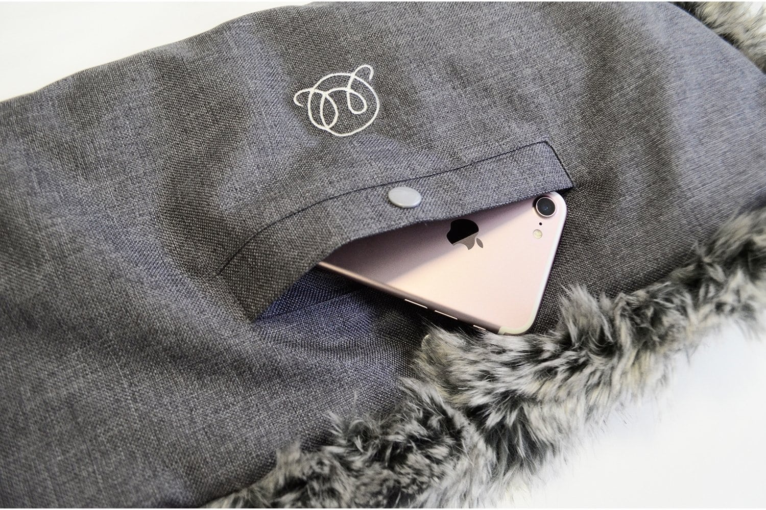 Stroller handmuff - Elegant graphite - Mamastore