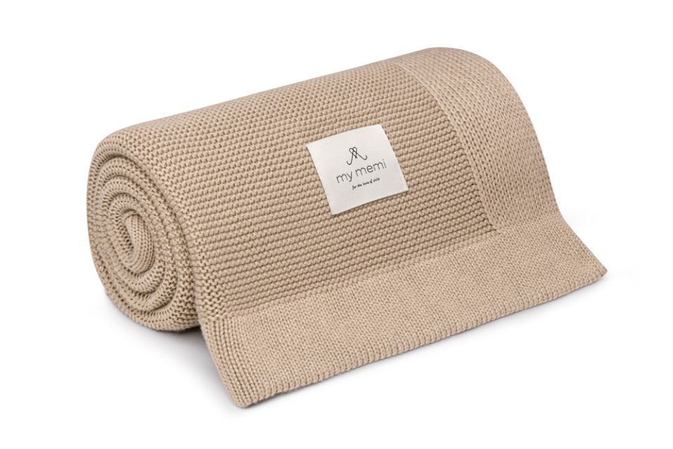 Couverture bébé en bambou -Beige