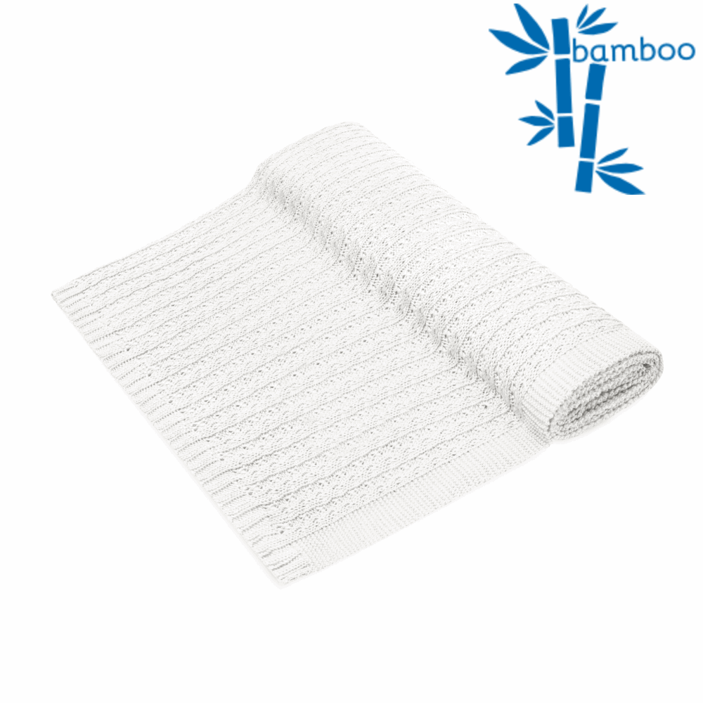 Bamboo Air baby blanket - Pearl