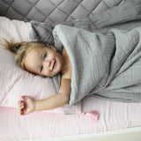Muslin baby blanket - Dusty pink