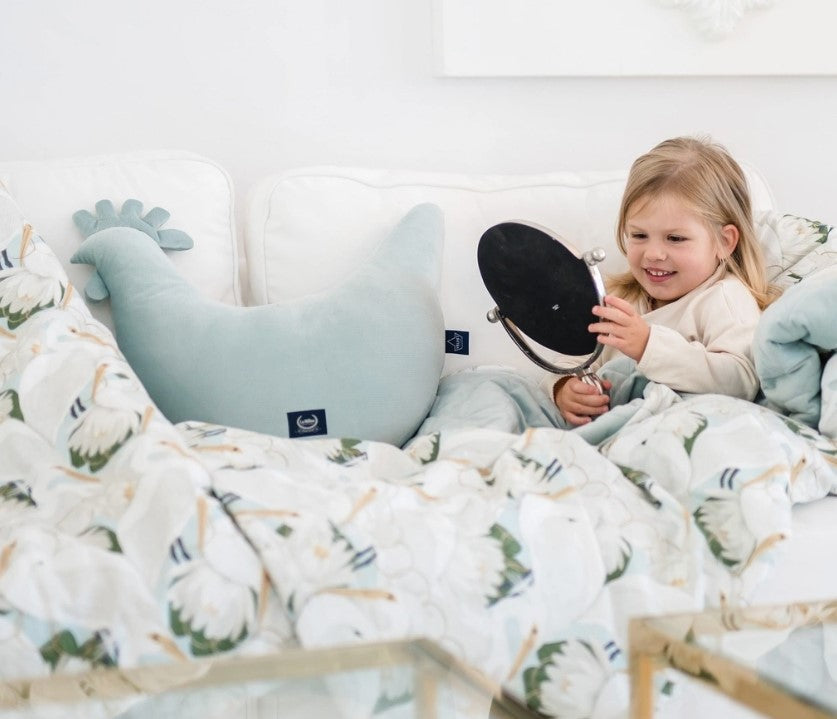 Nursing pillow Chic chick Velvet touch - Smoke Mint
