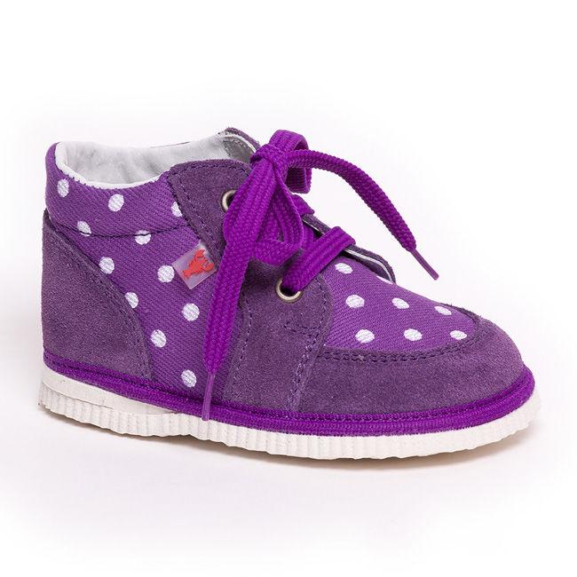 First shoes - Purple dots - Mamastore