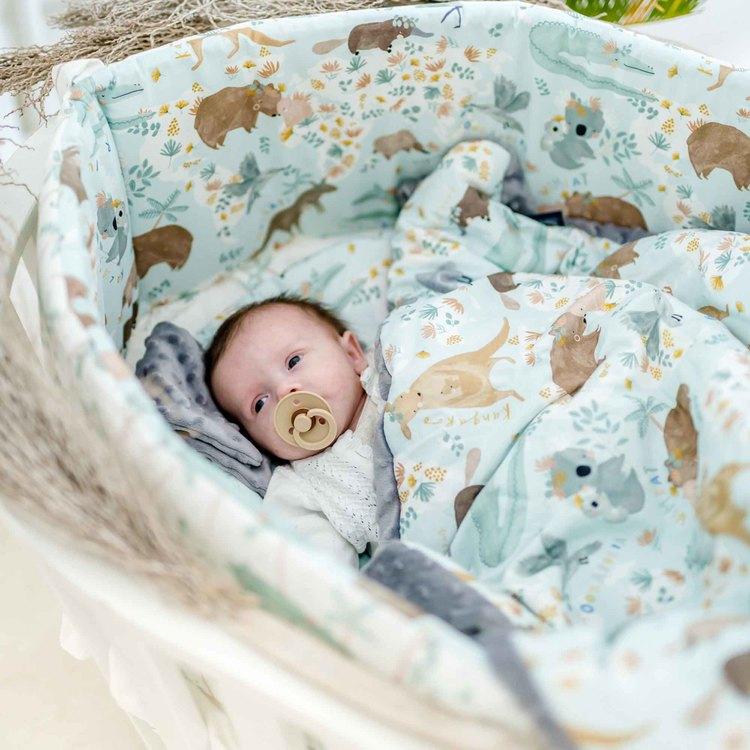 GROSSE Kuschelige Kinderdecke - Dundee and friends Grey