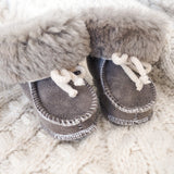 Sheepskin booties Grey