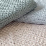 Summer Bamboo baby blanket - Mini squares - Mamastore