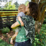 Multi-use bamboo muslin 2-pack - Boho palms