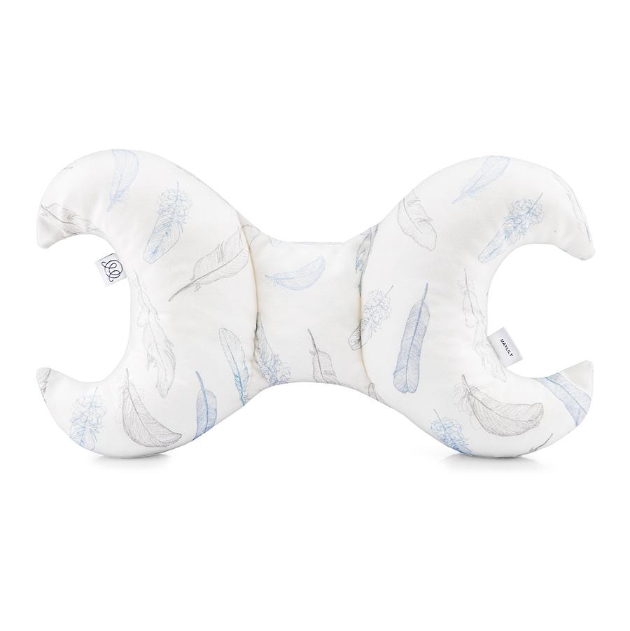 Anti-shock baby pillow - Silver feathers - Mamastore