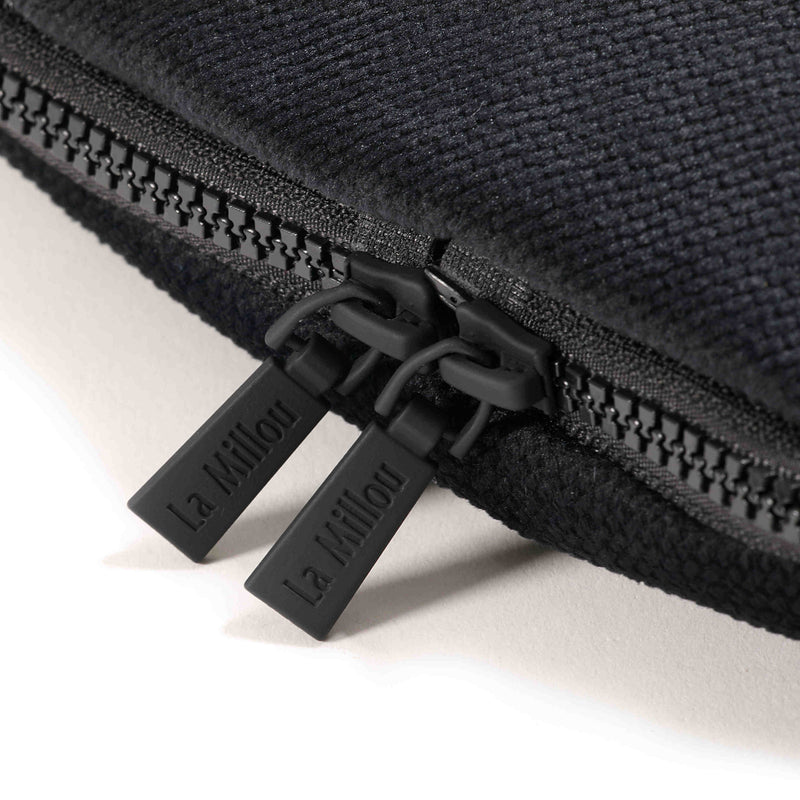 Footmuff - ASPEN Black velvet combi