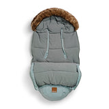 Footmuff Elodie details - Pebble Green