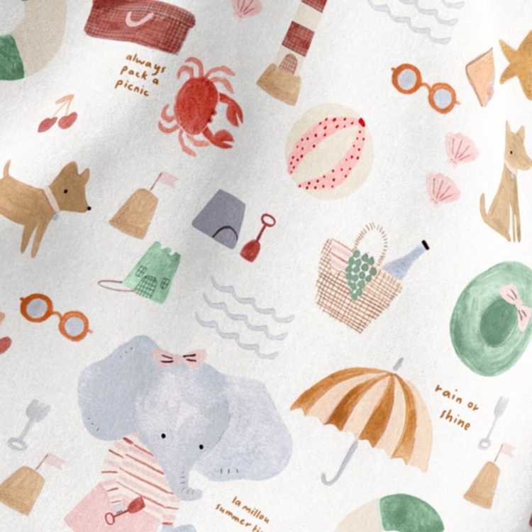 Multi-use swaddle - French riviera pink