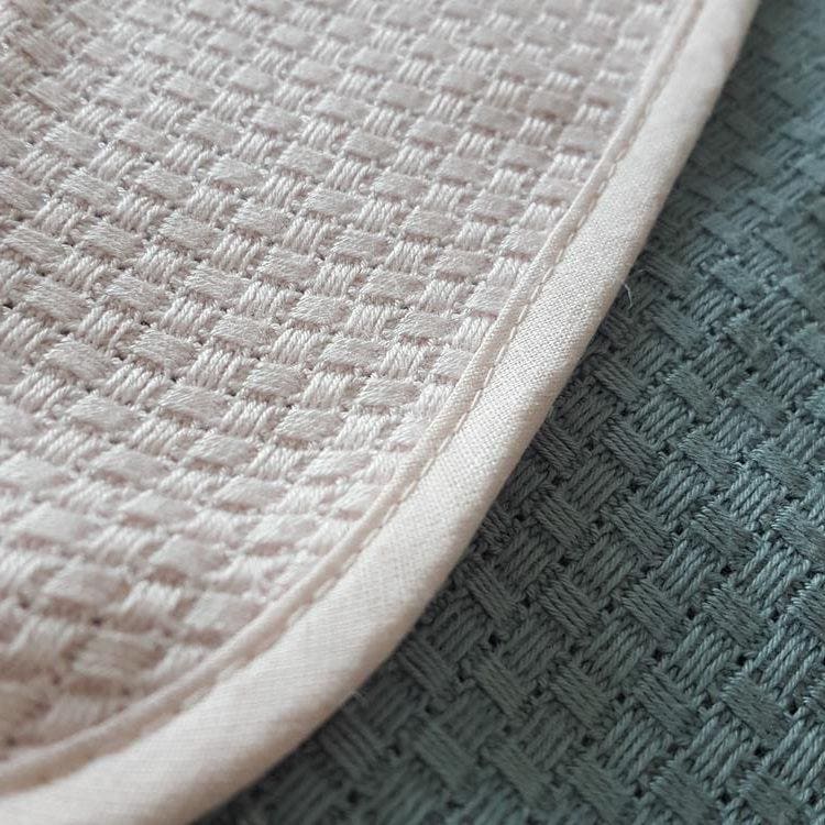 Summer Bamboo baby blanket - Mini squares - Mamastore