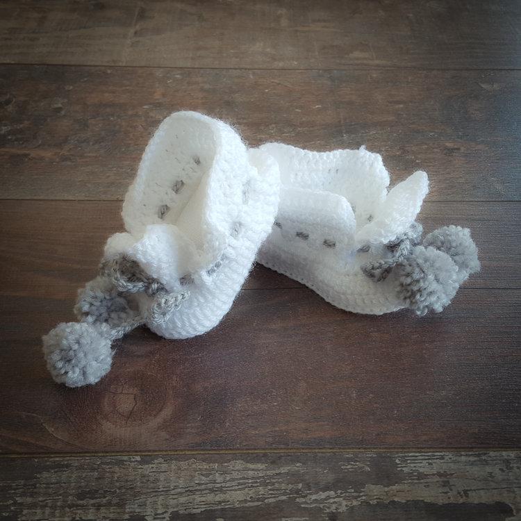 Baby feet warmers  - winterfell grey - Mamastore